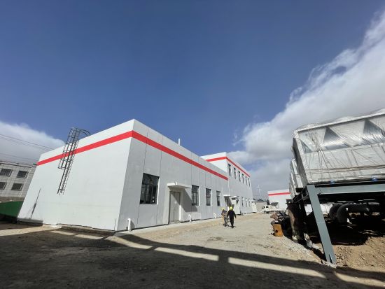 圖為大唐興海清潔能源有限公司子科灘鎮(zhèn)、河卡鎮(zhèn)項目建成開始供熱。曹有山 攝